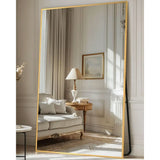 Full Length Hanging Mirror, 58 X18 Floor Mirror With Stand For Bedroom