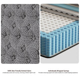 12"14"Memory Foam Mattress Queen King Size, Cooling Gel Infused Bed