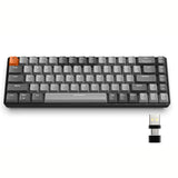 RK68 60% Wireless Mechanical Keyboard, Bluetooth 5.0/2.4GHz with Dual Mode 2-in-1 Receiver