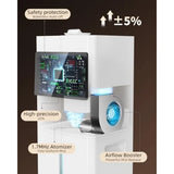Cool Mist Humidifiers for Bedroom, Ultrasonic 2.4Gal 9L Quiet Top-Fill, Easy Clean with Essential Oil Tray, 360°Nozzle, 4 Speed