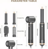 5 in 1 Handle Foldable Hair Dryer Portable Multifunctional Home Hair Dryer Styling Air Culer Wand Hair