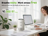 App PM2.5 HEPA Air Purifier for Bedroom Living Room for Pet Hair Dust