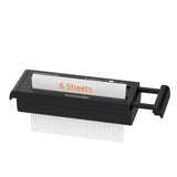 Small Paper Shredder for Home, 6 Sheet Strip Cut Paper Shredder