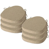 Chair Cushions for Dining Chairs Set of 6 Windsor Kitchen Chair Cushions