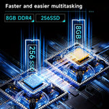 SUXI 2026 New Laptop, Intel Celeron, 256GB, Suitable for Office, Entertainment