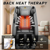 Massage Chair Recliner w/ Zero Gravity, Heating, Bluetooth Speaker, Airbags