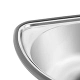 Hand Wash Sink, Corner Basin Sink with Wall Bracket, Triangular Hand Basin Sink for