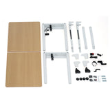 Electric Lifting Table, Square Standing Computer Desk Stand Up Desk With 4 Legs