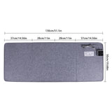 Personal Electric Panel Space Heater with Thermostat & Timer for Office