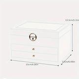 1PC Necklace Earrings Jewelry Storage Organizer Box, Ideal choice for Gifts