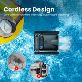 Cordless Robotic Cleaner with 4 Motors Self-Parking for Above Ground Pools