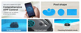Robot Swimming Pool Cleaner Cordless APP Control Rechargeable