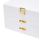 3 Tier Jewelry Box, Jewelry Storage, Pull Out Drawer for Earring Ring