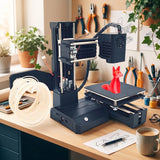 Mini 3D Printer High Accuracy Silent Desktop Printer Printing Function Easy Operation PLA 3D Printer for Beginner DIY Crafts