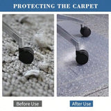 Chair Mat for Carpet 60" x 46" Chair Mat for Carpeted Floors Non-Slip Computer Under Desk