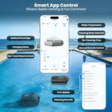 Cordless Robotic Pool Cleaner for Inground Above Ground Pools Smart