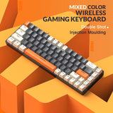 RK68 60% Wireless Mechanical Keyboard, Bluetooth 5.0/2.4GHz with Dual Mode 2-in-1 Receiver