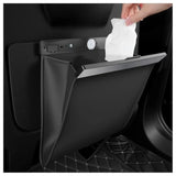 LED Car Trash Can Leak-Proof, Strong Magnetic Fast Closing Car Trash Bin