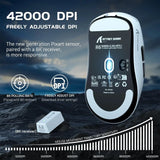 Attack Shark R6 Lightweight Wireless Gaming Mouse, PAW 3950Max Sensor Computer Mouse