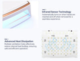 380W High-Power With Hand Pillow  Nail Art Machine  90LEDS UV LED Lamp For Nail Manicure  Professional