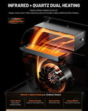 DR-123 Indoor Portable Space Heater with Remote Control for Mobility, Pro