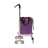 Folding Shopping Cart Grocery Trolley Laundry Stair Climbing Handcart