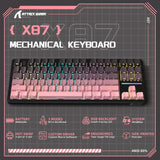MAMBASNAKE X Attack Shark X87 Wireless Mechanical Keyboard, Hot Swappable