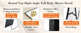 JHK 64"x21" Full Body Wall Mirror Standing Hanging or Leaning for Living Room
