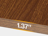 Farmhouse Dining Table for 6 to 8, 63-Inch Rectangular Kitchen Table with Storage