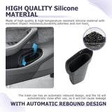 Waterproof Silicone Car Trash Bin For Ford F-150 2021–2026, Door-Mounted Portable Garbage Container