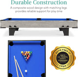 40in Tabletop Billiard Table, Pool Arcade Game Table for Living Room