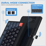 AKL680 Mechanical Keyboard, Wireless Keyboard, Color Match Ultra-Thin Gaming Keyboard