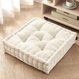 Getmo Resin Meditation Floor Pillow，Square Floor Pillows Seating for Adults