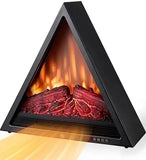 AIRMATE 22" Electric Fireplace Heater with LED Flame, 1500W & Remote