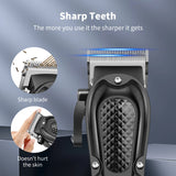 HIENA PRO Professional Hair Clipper Set Cordless Barber Kit and Hair Cutting Set Electric Foil Shavers and