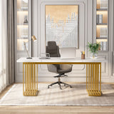 Tribesigns Modern Office Desk, 70.9" Wooden Computer Desk