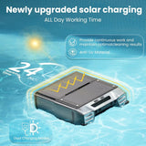 2026 Upgraded Solar 24 Hours Robotic Pool Cleaner with Remote Control
