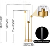 10pcs 3 Arm Gold Candelabra for Table 34in Tall Metal Candlestick Holder