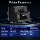 US/EU Stock A3 XP600 UV Printer A4 L805 UV Flatbed Printing Machine For Pen Metal Wood Acrylic UV DTF Printer UV Sticker Printer