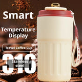 450ML Stainless Steel Thermo Water Bottle LED Temperature Display Coffee Cup