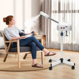 750ml Ozone Facial Steamer Height Adjustable Sprayer 360° Rotatable Movable Skin Care Equipment
