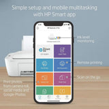 DeskJet 2752 All-in-One Color Inkjet Printer Scanner and Copy with Mobile Printing, WirelPrinters or Home and Oice, Ink , Dual-B