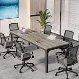 6.5ft Conference Room Table, 78.74" W x 27.56" D Large Office Meeting Table