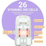 Full Body Stretching Massage Mat 3D Lumbar with 26 Powerful Air Cells