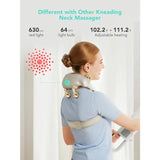 Neck Massager for Pain Relief with Heat Flex Design, Shoulder Massager