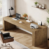 Tribesigns 79-Inch Extra Long Desk, Two Person Double Desk for Home Office