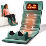 Full Body Massage Mat with Heat, 10 Vibrating Motors for Pain Relief