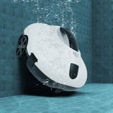 Automatic Robotic Pool Cleaner with Two Suction Inlets and Intelligent Path