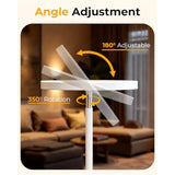 LED Floor Lamps, 2800Lm Standing Lamp Remote and Feet Switch
