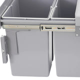 20L Pullout Trash Can for Kitchen Under-Counter Slide-Out Recycling Garbage Trash Can Waste Bin